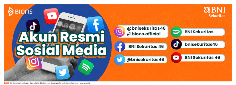 Akun Resmi Sosial Media BNI Sekuritas