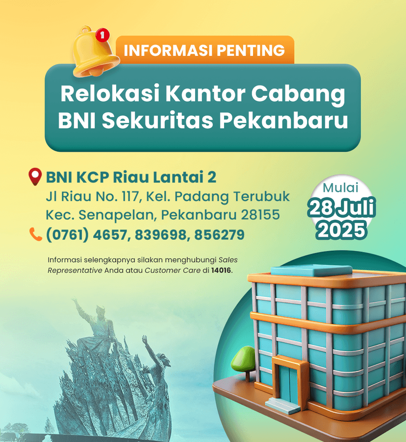 Relokasi BNI Sekuritas Cabang Pekanbaru