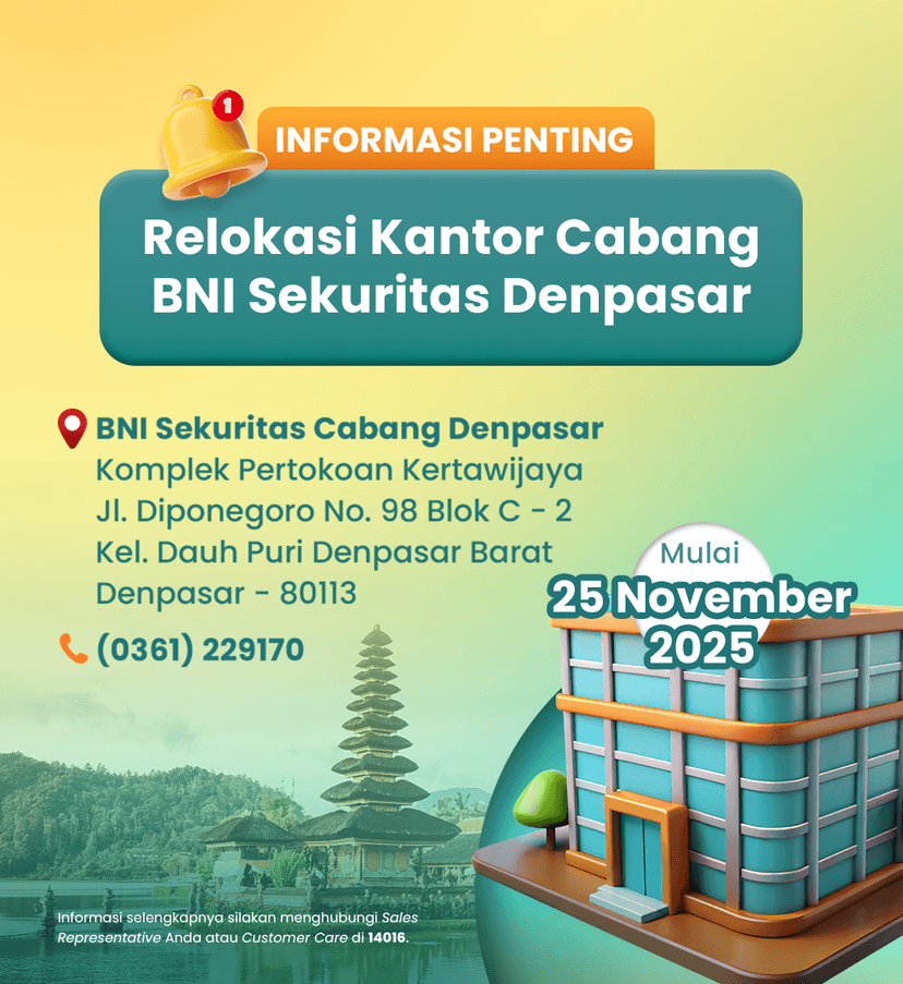 Relokasi BNI Sekuritas Cabang Denpasar